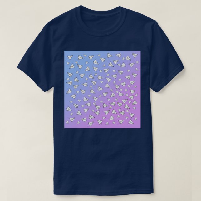 T-shirt Petits avions en papier (Design devant)