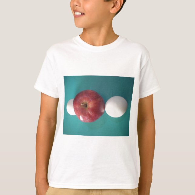T-shirt Petits-déjeuners copains : Deux oeufs $an Apple St (Devant)