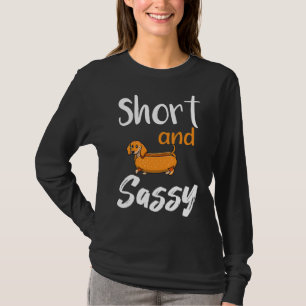 T-shirt Petits Et Sassy Dachshund Animaux Aimer Saucisse D