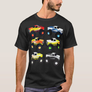 T-shirt Petits garçons Monster Trucs Pickup Truck Funny Ar