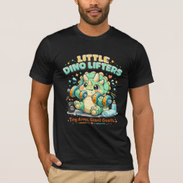 T-shirt Petits Leveurs de Dino 8KG | Bras Minuscules Objec