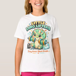 T-shirt Petits Leveurs de Dino 8KG | Bras Minuscules Objec