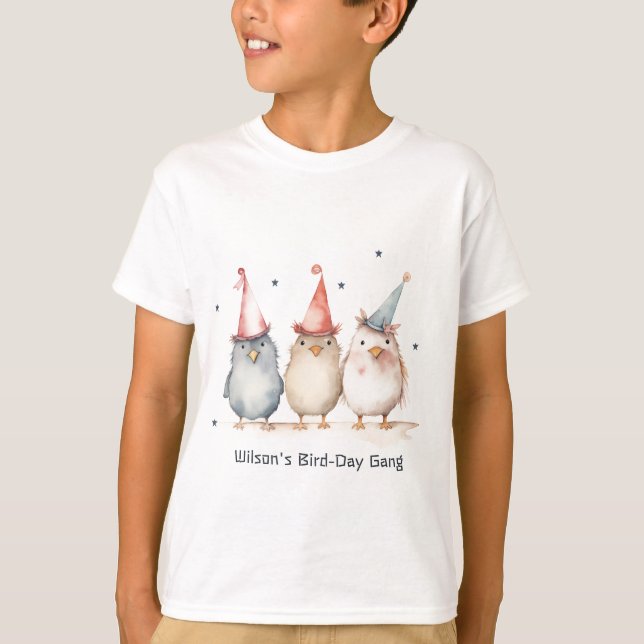 T-shirt Petits Oiseaux De Soirée N'Importe Quel Anniversai (Devant)