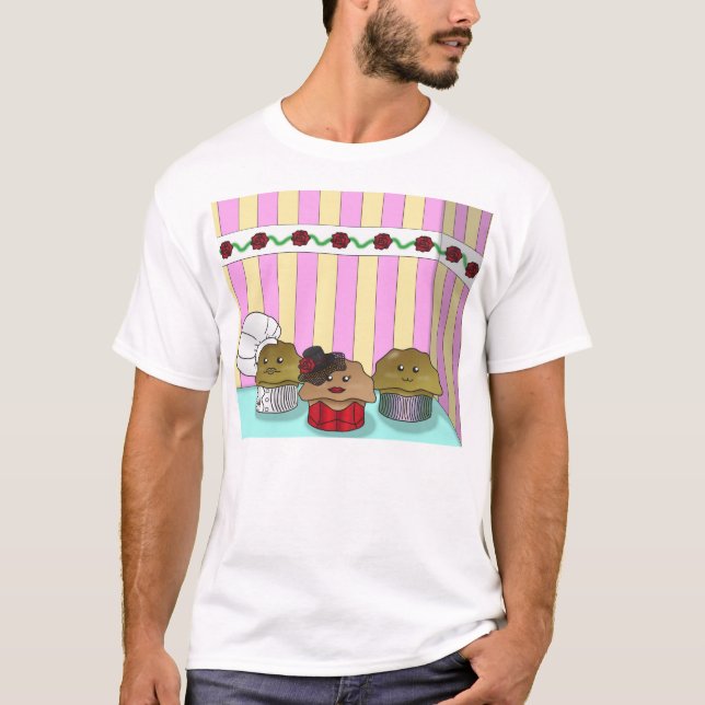 T-shirt Petits pains dans leur environnement (Devant)