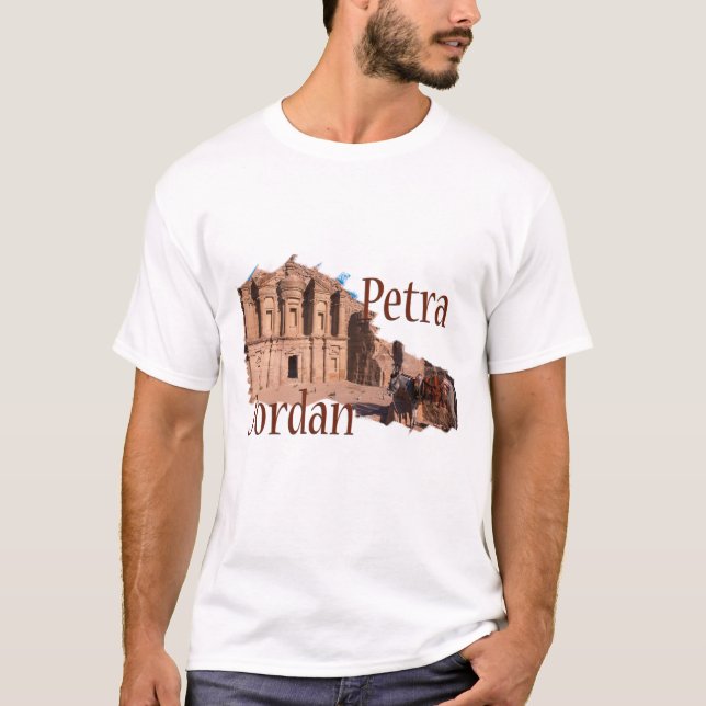 T-shirt Petra, Jordanie : Le monastère (Devant)
