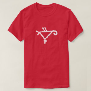 T-shirt Petroglyphe d'un perroquet stylisé