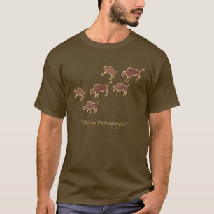 T-shirt Pétroglyphes de bison