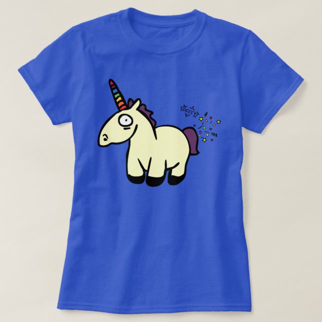 T-shirt Pets de licorne (Design devant)