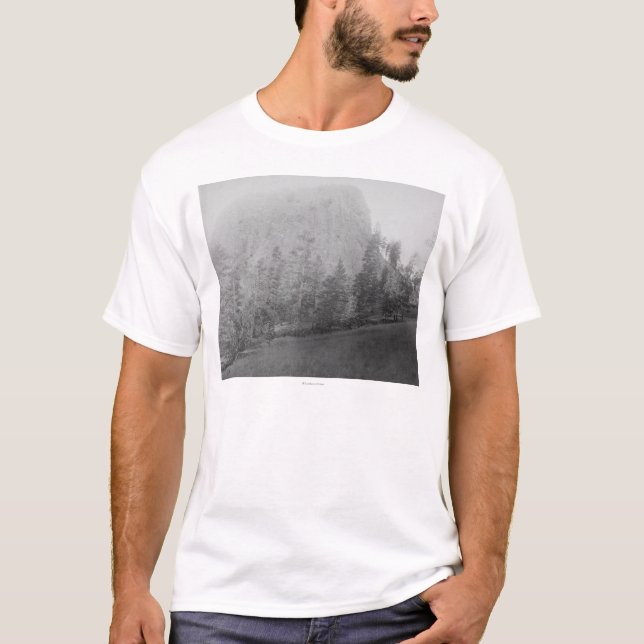 T-shirt Peu de champ et arbres de Beyod de butte de (Devant)