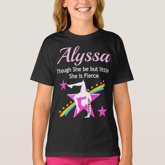 T-SHIRT PEU DE GYMNASTIQUES PERSONNALISÉES, MAIS DE LA FIE (Devant)