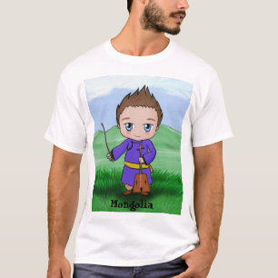 T-shirt Peu de joueur de khuur de morin