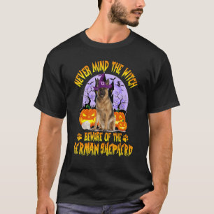 T-shirt Peu Importe La Sorcière Méfiez-Vous Du Chien Berge