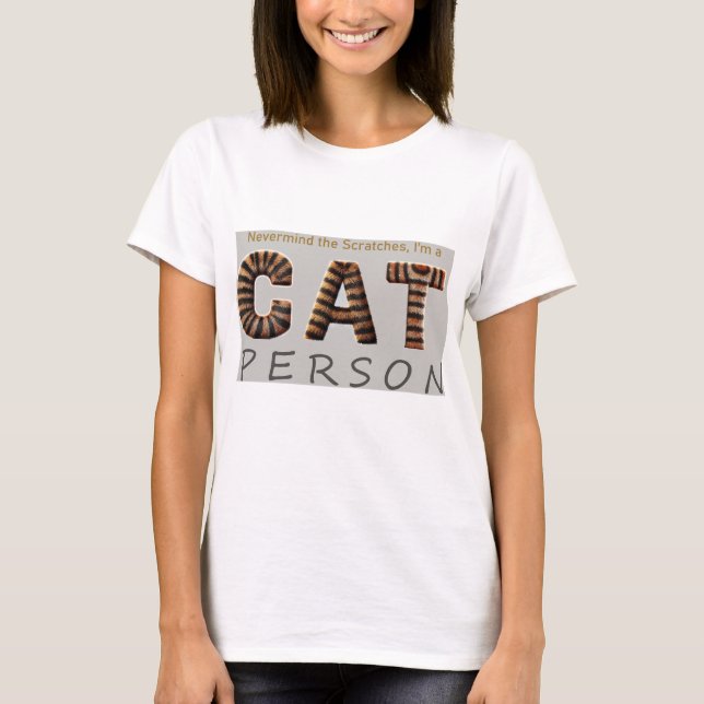 T-shirt Peu importe les Scratches, je suis une personne de (Devant)