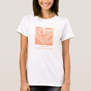T-shirt Peu importe où, avec mon chat, je suis toujours à
