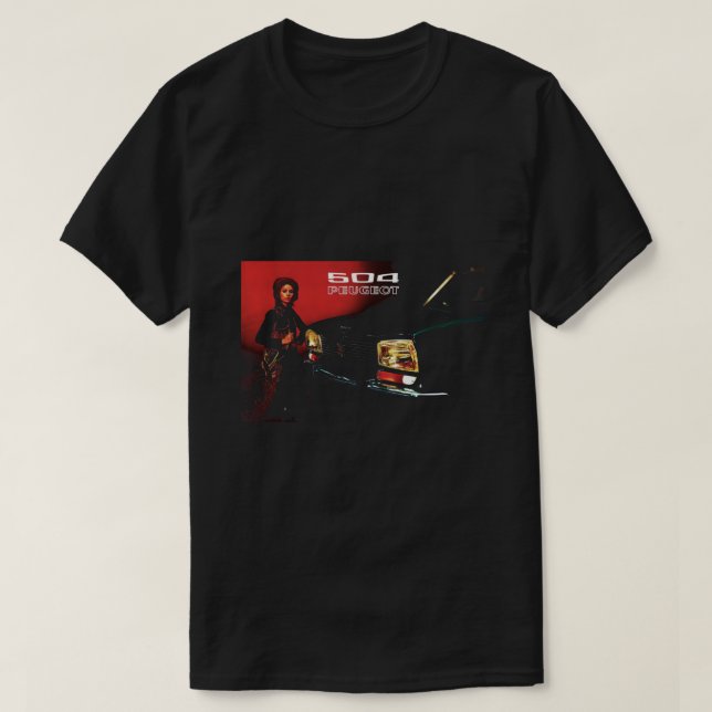 T-SHIRT PEUGEOT 504 (Design devant)