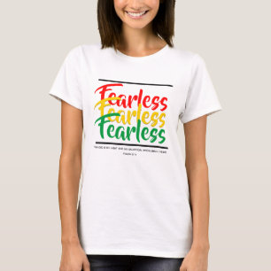 T-shirt PEUR Écriture chrétienne foi PSALM 27