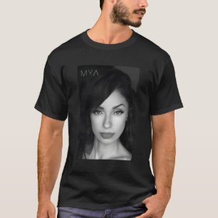 T-shirt Peut approcher le noir blanc