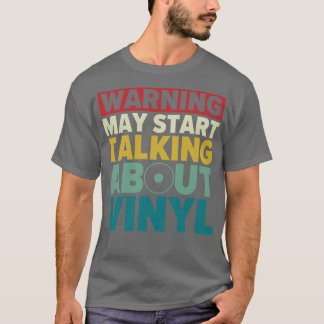 T-shirt Peut Commencer À Parler De Vinyl Funny Records LP 