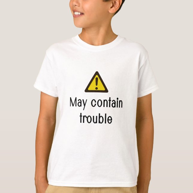 T-shirt Peut contenir un Tee - shirt problématique (Devant)