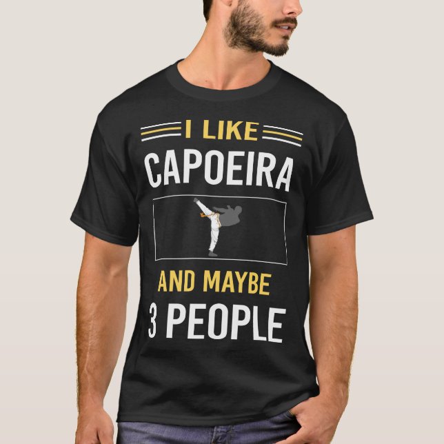 T-shirt Peut-être 3 personnes Capoeira (Devant)