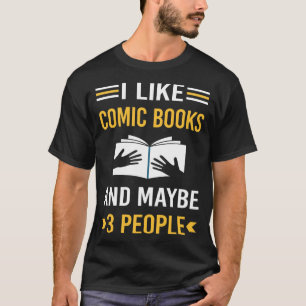 T-shirt Peut-être 3 personnes Comics Books Comics