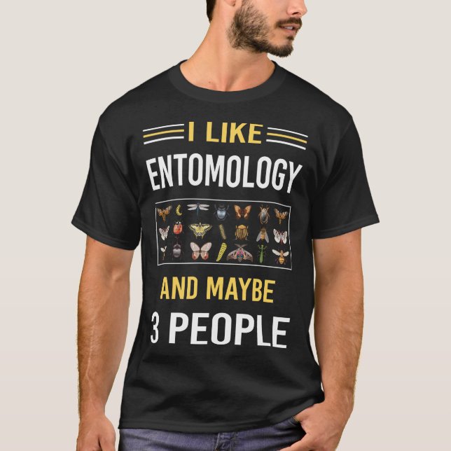 T-shirt Peut-être 3 personnes Entomologie Entomologie Ento (Devant)