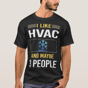 T-shirt Peut-être 3 personnes HVAC