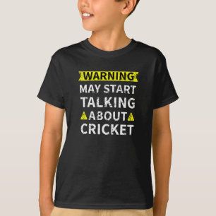 T-shirt Peut-être commencer à parler du cadeau de cricke