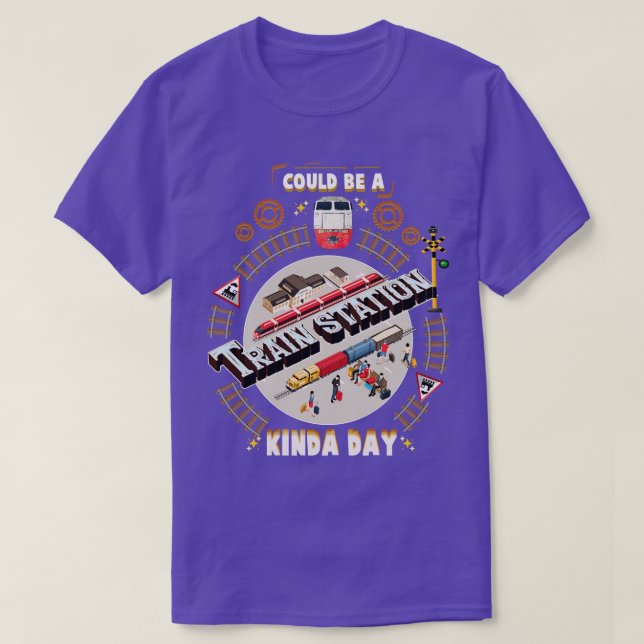 T-shirt Peut-Être Une Gare Kinda Jour 1 (Design devant)
