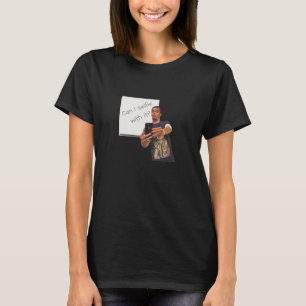 T-shirt Peut-il I Selfie avec lui ? Le tee - shirt noir