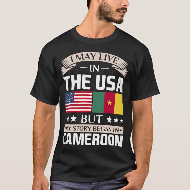 T-shirt Peut vivre dans l'histoire des Etats-Unis a (Devant)