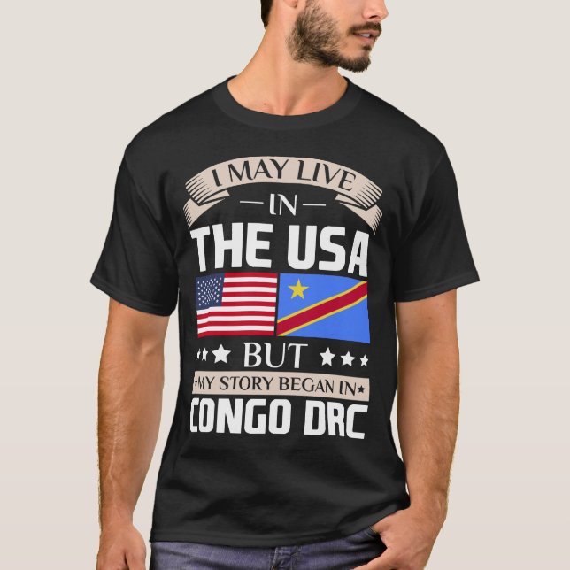 T-shirt Peut vivre dans l'histoire des Etats-Unis a (Devant)