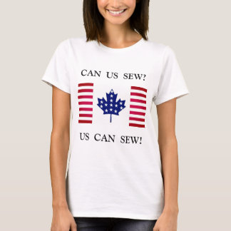 T-shirt PEUVENT les USA COUDRE la chemise de retraite