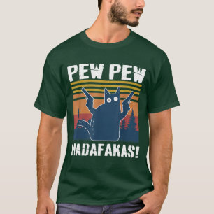 T-shirt Pew Pew Espèces d'imbéciles