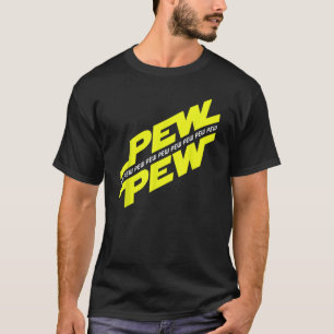 T-shirt Pew Pew Sci-Fi Gamer Bruit Pour Hommes, Femmes, Ga