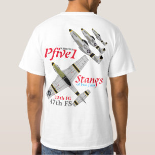 T-shirt Pfive1 Stangs de FS d'Iwo Jima quarante-septième
