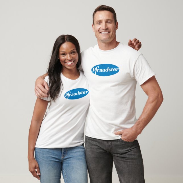 T-shirt Pfraudster - Pfizer Logo Parodie (Classic) Unisex (Unisexe)