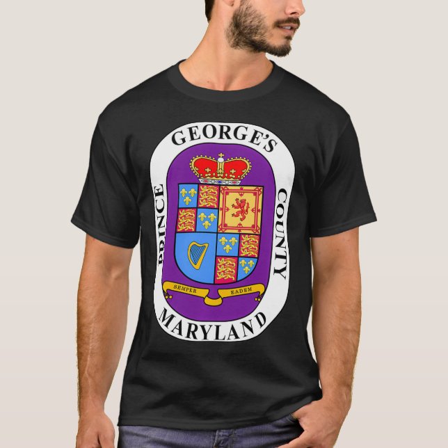 T-shirt PG County Maryland MD Prince George's County Pullo (Devant)