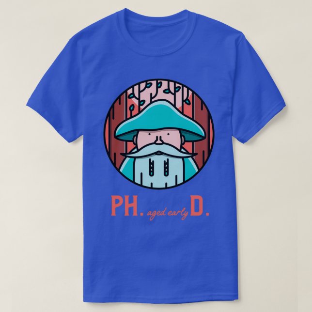 T-shirt Phage début D (Design devant)