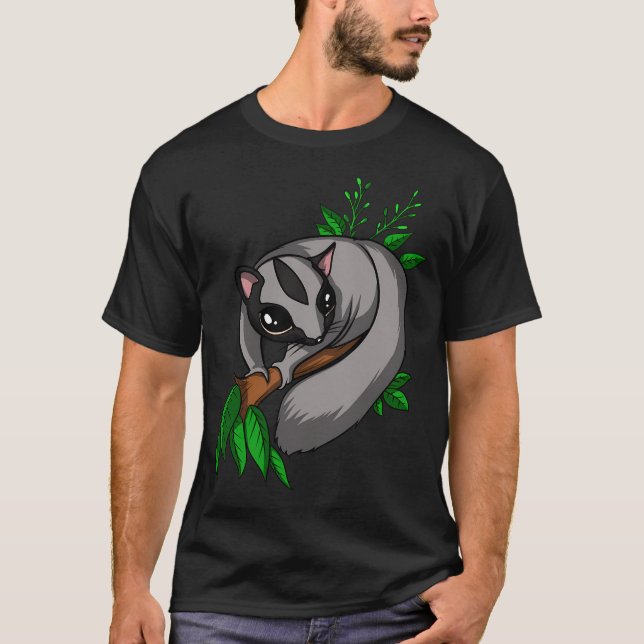 T-shirt Phalanger volant sur une branche (Devant)
