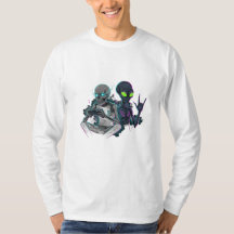 PHANTOM Tee – DarkGG Skull & Alien Shirt