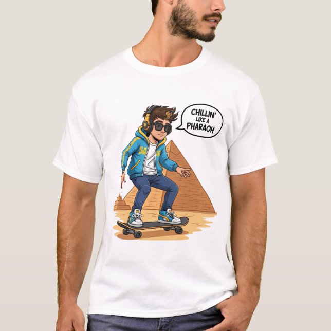 T-shirt Pharaon de ski (Devant)