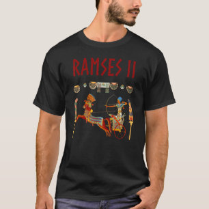 T-shirt Pharaon Ramses Ii Chariot Égypte ancienne