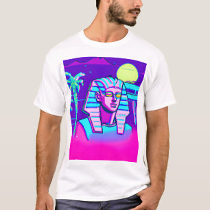T-shirt Pharaon Synthwave