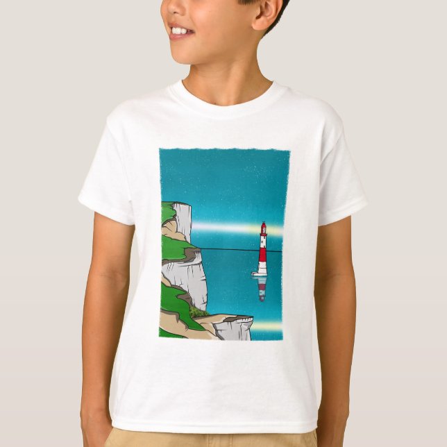 T-shirt phare à tête de plage amazon (Devant)