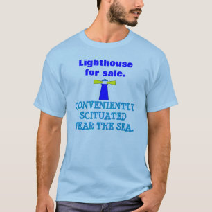 T-shirt Phare "B " de bord de la mer de Scituate mA