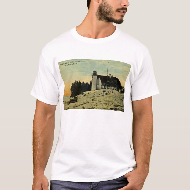 T-shirt Phare de Betsey de point près de Frankfort (Devant)