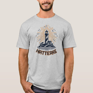 T-shirt Phare de Cape Hatteras en Caroline du Nord Sunrise