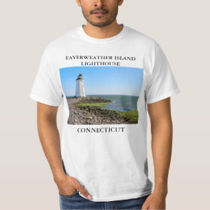 T-shirt Phare de Fayerweather Island, Connecticut