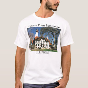 T-shirt Phare de Grosse Point, IllinoisT-Shirt